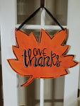 Leaf - Orange - Give Thanks