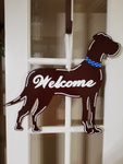 Great Dane Brown Silhouette - Blue Collar