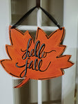 Leaf - Orange - Hello Fall