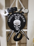 Ironworker Tools with Skull