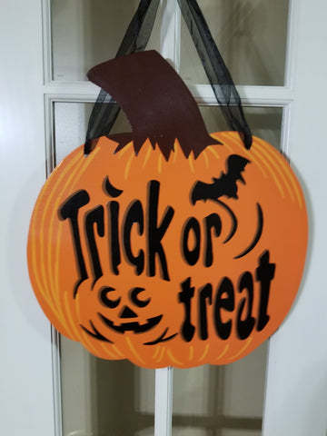 Jack O Lantern - Trick or Treat with Bats