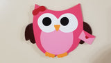 Interchangeable Season Piece - Pink Owl