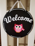 Interchangeable Season Piece - Pink Owl