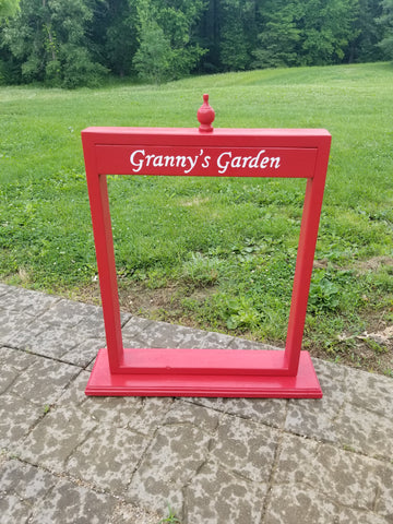 red plant pot holders Plant Stands/Flag Holder