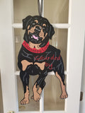 Rottweiler - Red Collar